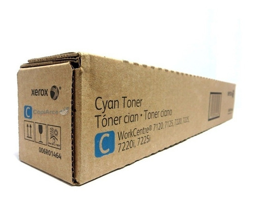 Workcentre 7120 7225 Xerox Toner Cyan Original 006r01464