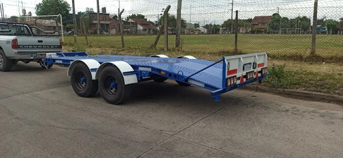 Aux-600 Homologado Porta Vehiculo Doble Eje 2x6m + Lanza Ht