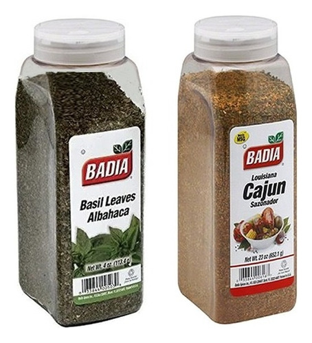 Combo Badia Albahaca Y Cajun - g