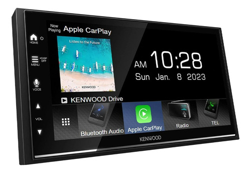 Autoestéreo Digital Kenwood Dmx7709s Carplay Android Auto Color Negro