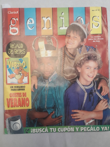 Revista Antigua * Genios * N° 45 Con Recortes (Usado)