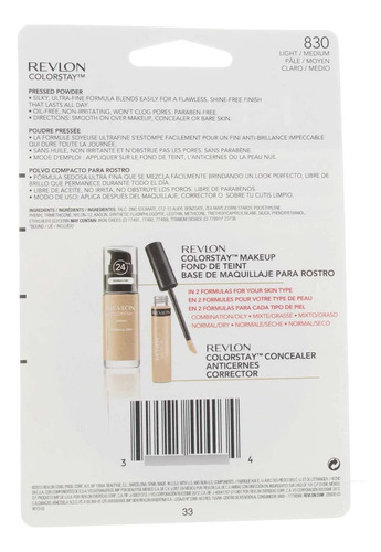 Polvo Compacto Colorstay Con Softflex Tono Medio Claro 830 0