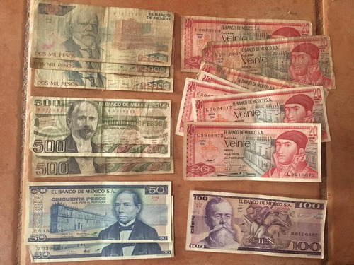 Billetes Antiguos Y Monedas Colección