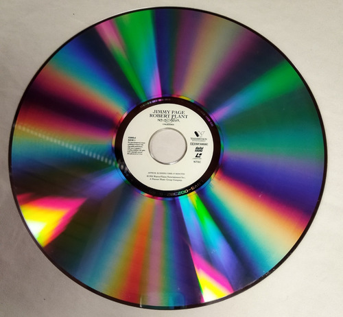 Laser Videodisc 12 Video Jimmy Page Y Robert Plant No Quart (Usado)