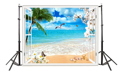 Verano Seascape Beach Dreamlike Haloes Fotografía 3d