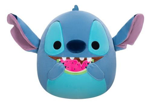 Peluches Squishmallows Disney Stitch 20cm Sqdi00369 Jazwares Color Stitch Con Sandia