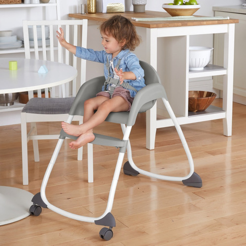 Periquera Silla Trio 3 En 1 Ingenuity Azul Gris Nombre Del Diseño Nash Color Azul/gris
