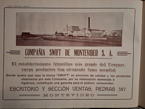 Album Informativo Argentina Uruguay 1925 Vitivinicolas Y + (Usado)