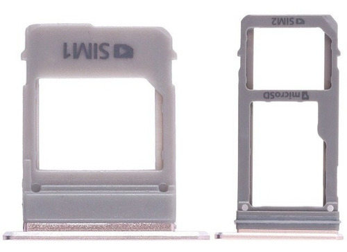 Bandeja Dos Sim Micro Sd Samsung A5 A7 2017 A520 A720 Rosado