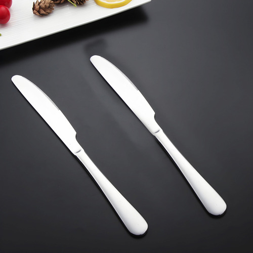 X2 Cuchillo Mesa Acero Inoxidable 19.8cm Carne Fruta Postre