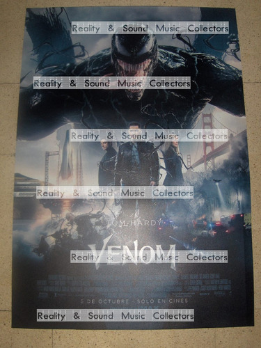 Venom Mega Poster De Coleccion (Usado)