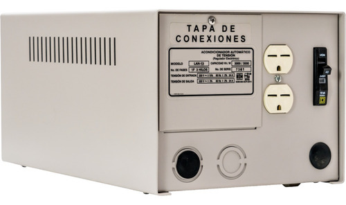 Regulador Electrónico De Voltaje Vogar® Monofásico 3 Kva
