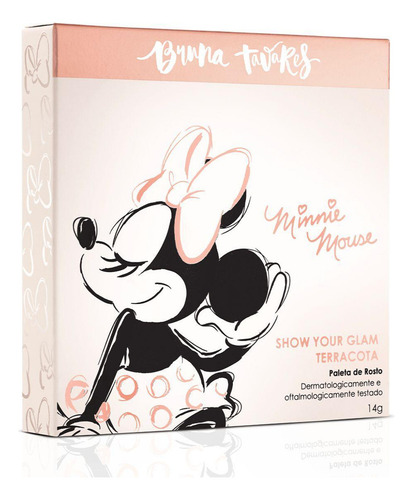 Paleta Multiuso Minnie Mouse Bruna Tavares Show Your Glam
