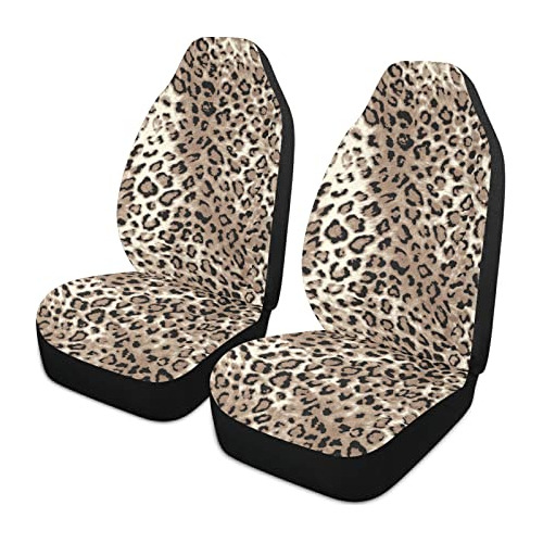 Fundas De Asiento De Automóvil De Estampado De Leopard...