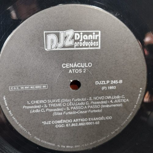 Imagem 6 de 6 de Lp Vinil Cenáculo Actos 2 Volume 3 Bom Estado.