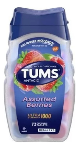 Tums  Berries 1000mg, 72 Tab