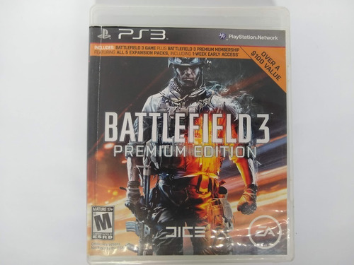 Jogo Ps3: Battlefield 3 Premium Edition