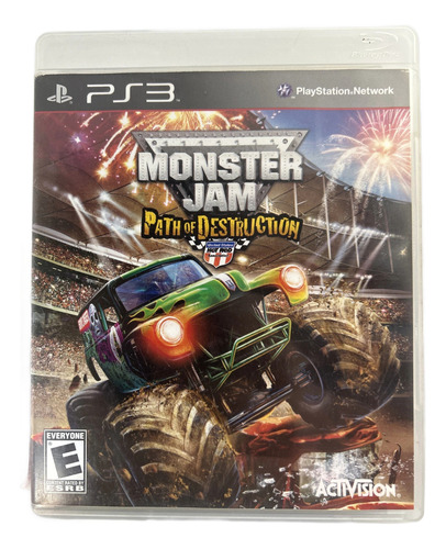 Jogo Monster Jam Path Of Destruction Ps3 (Usado)