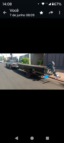 Barco De Alumínio Borda Alta