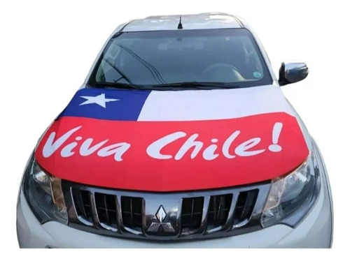 Cubre Capot Viva Chile Fechas Patrias Festivo Estandar