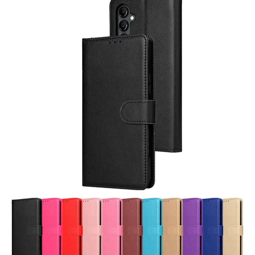 Capa Capinha Carteira Couro Compatível Com Galaxy A06 5g 