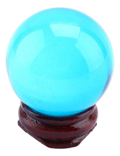 Jj Bola Curativa De Cristal De Cuarzo Azul Real Natural