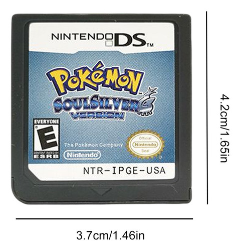 Tarjeta De Juego A Para 3ds/3ds Ndsi/nds (soulsilver)