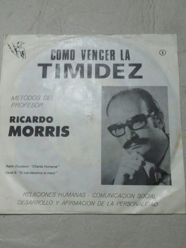 Ricardo Morris.como Vencer La Timidez.vinilo Simple C/tapa