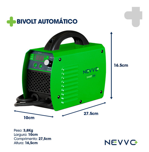 Carregador E Auxiliar De Partida Nevvo Smart300 50amp