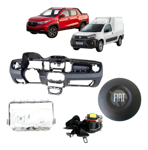 Kit Airbag Fiat Strada 2021 A 2025 Original