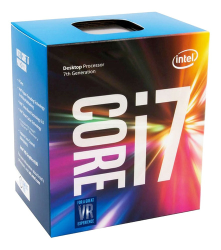 Procesador Intel Core I7-7700 4.2ghz 4c 8mb 65w K.lake 1151