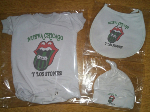 Set Bebe Ajuar Body + Extras Stones Nueva Chicago