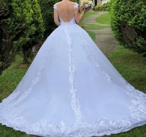 Vestido de noiva princesa mercado livre sales