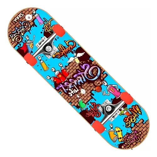 Skate Semi Profissional Graffiti Street Life Style - Zippy