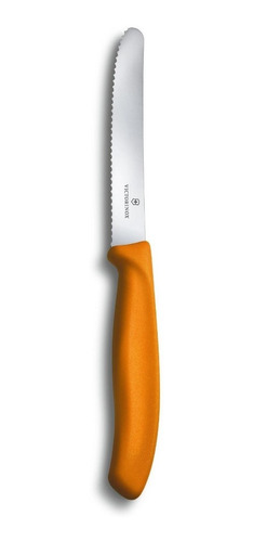 Victorinox Set De Cuchillos De Mesa Y Tomate , 11 Cm Naranja