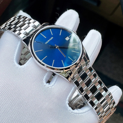Reloj Calvin Klein Time K4n2114n Suizo Zafiro Original Caja