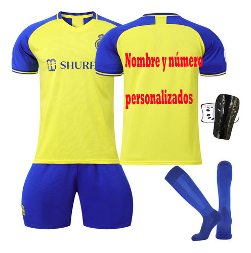 Uj Por Encargocamiseta Al-nassr Fc Para Niños Y Adultos, Ron