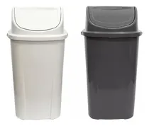 Comprar Kit 2 Lixeiras Plasticas Coleta Seletiva 60l Com Adesivo Peb