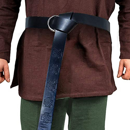 Cinturón Vikingo Jaoyu Para Hombre, Cinturón De Cuero Con 