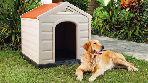 Casa Para Perros Grandes De Plastico Rimax Lince