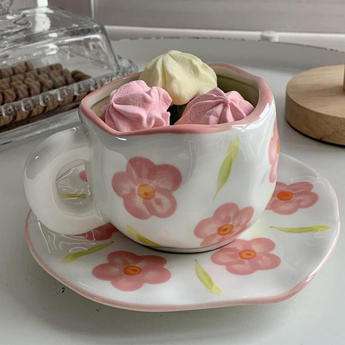 Juego De Taza De Café De Cerámica Con Platillo Juego De Taza