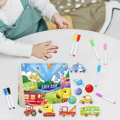 Libro Para Niños Libros Para Colorear Tema De Tráfico