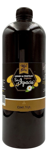 San Ignacio jarabe de propóleo miel y flores 1 litro con eucalipto