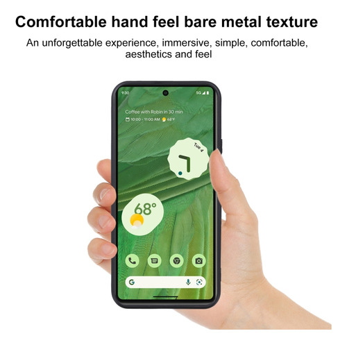 Capa De Telefone Tpu Preta Para Google Pixel 8*/*/