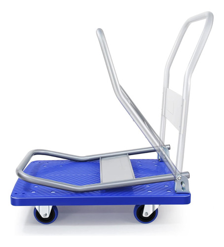 Carro De Carga Yegua Multiuso Plegable 4 Ruedas Manual 300kg