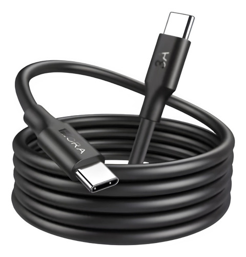 Cable 1m 1hora De Usb Tipo C A Usb Tipo C Cab252 - Negro