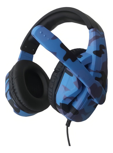 Fone Gamer Para Celular Com Microfone Profissional Free Fire Cor Azul