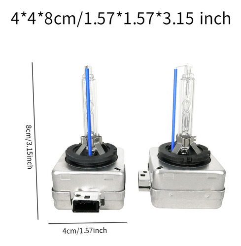 2 Piezas De Bombillas Compatible Con Faros Delanteros, 8000k