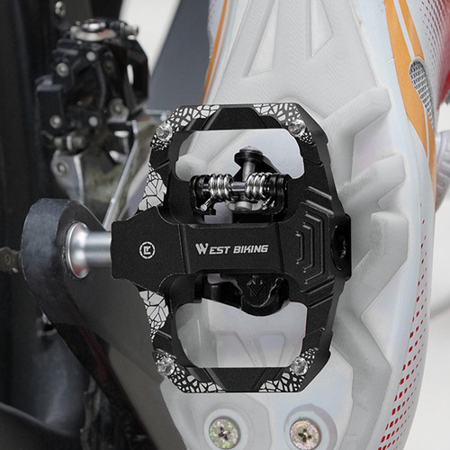 Pedales De Mtb, 9/16'' Aluminio For Spd Pedal Automático S