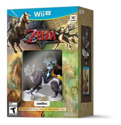 Zelda Twilight Princess Hd Wii U + Amiibo Link Wolf Nuevo